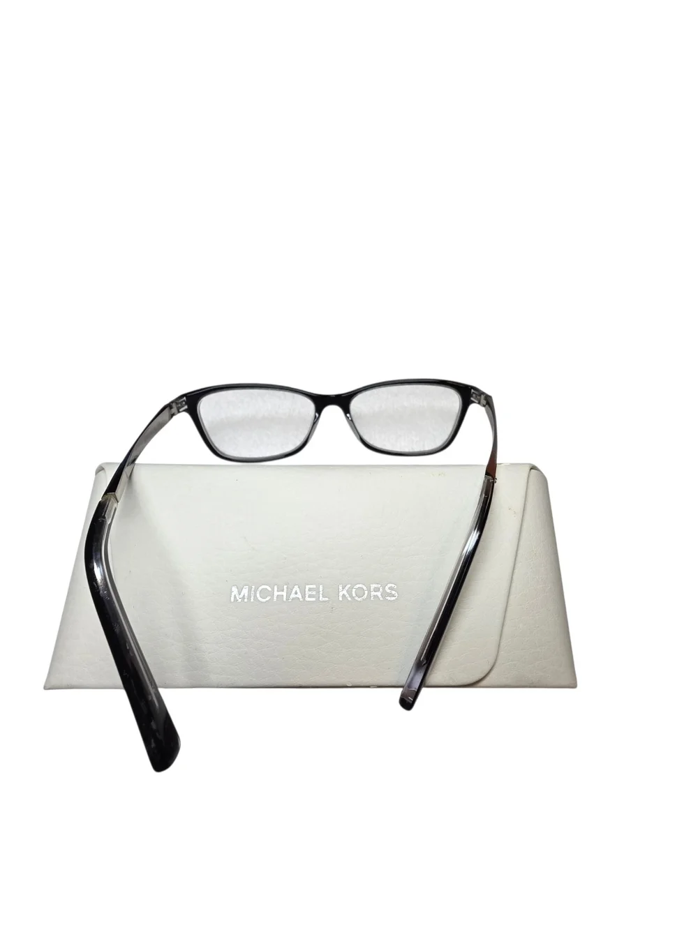Michael Kors Nevis MK4017 Black Silver Eyeglasses Frame & Authentic White Case